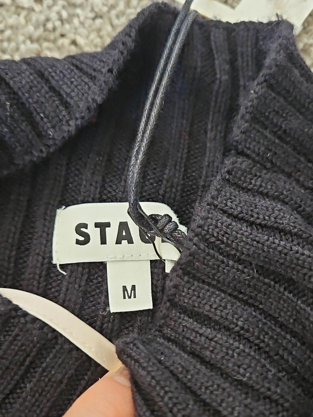 Nwt Staud Wool Sweater and Lace Dress M - Picture 8 of 11